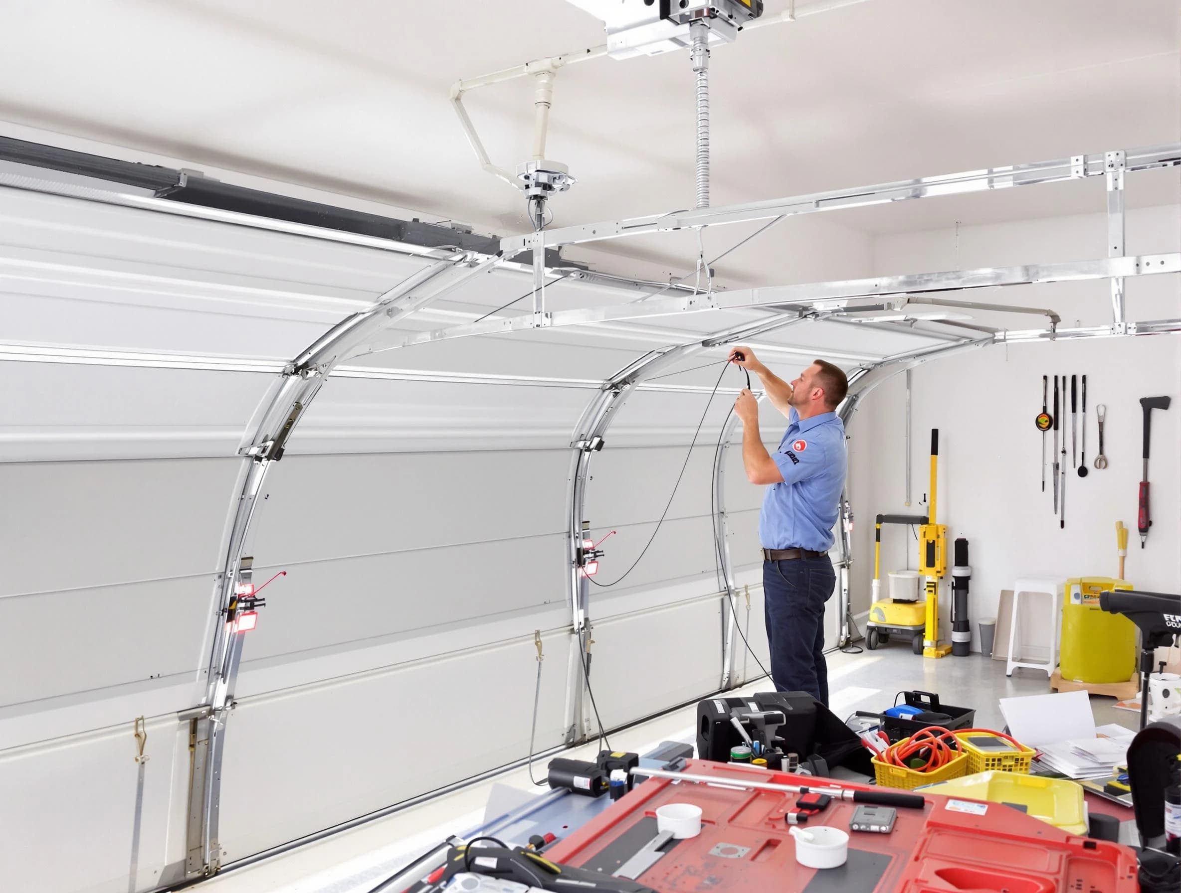 Garage door cable repair service by Colonial Heights Garage Door Repair in Colonial Heights