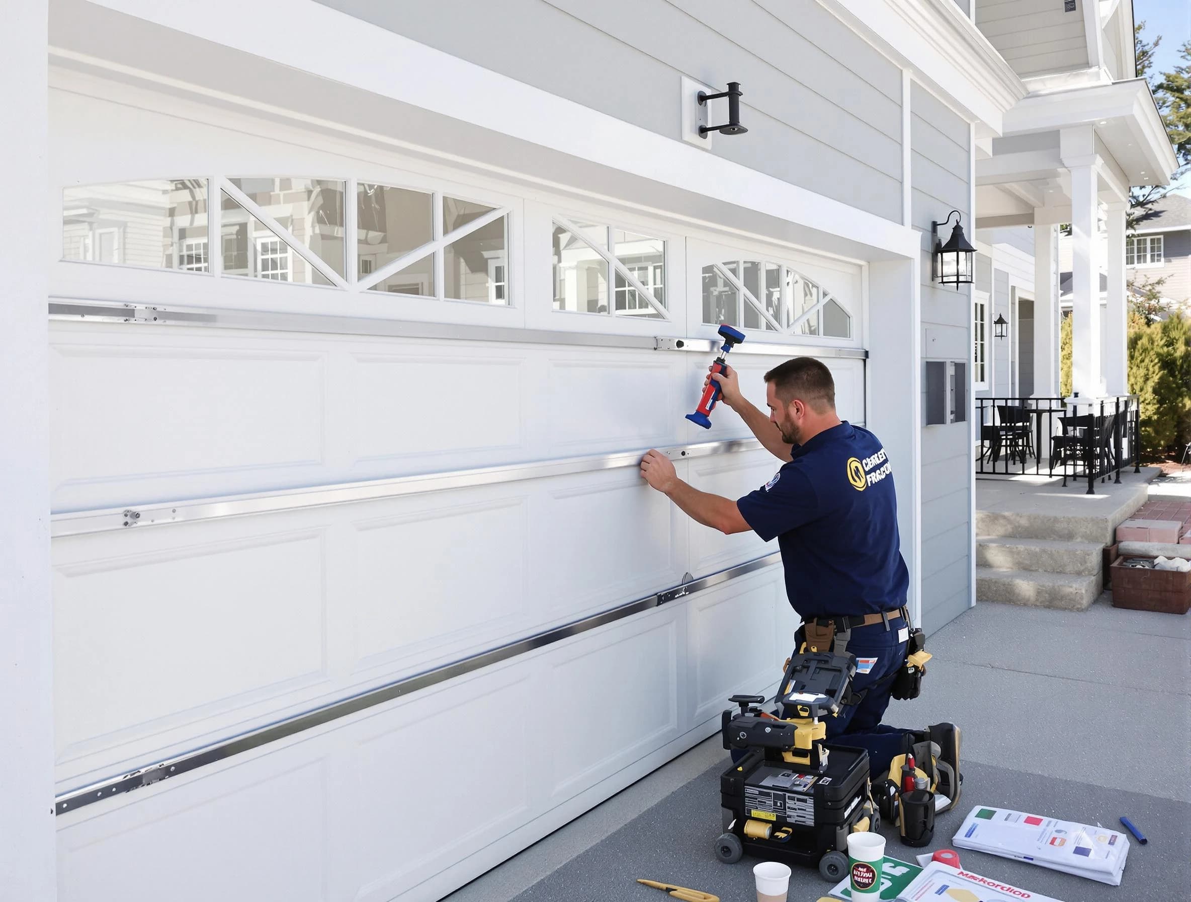 Professional garage door installation by Colonial Heights Garage Door Repair in Colonial Heights
