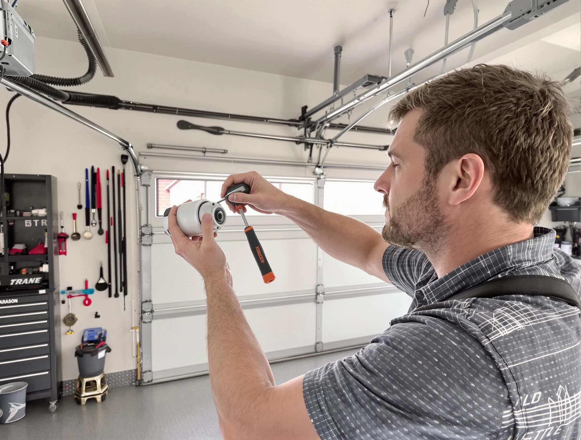 Garage door opener repair service by Colonial Heights Garage Door Repair in Colonial Heights