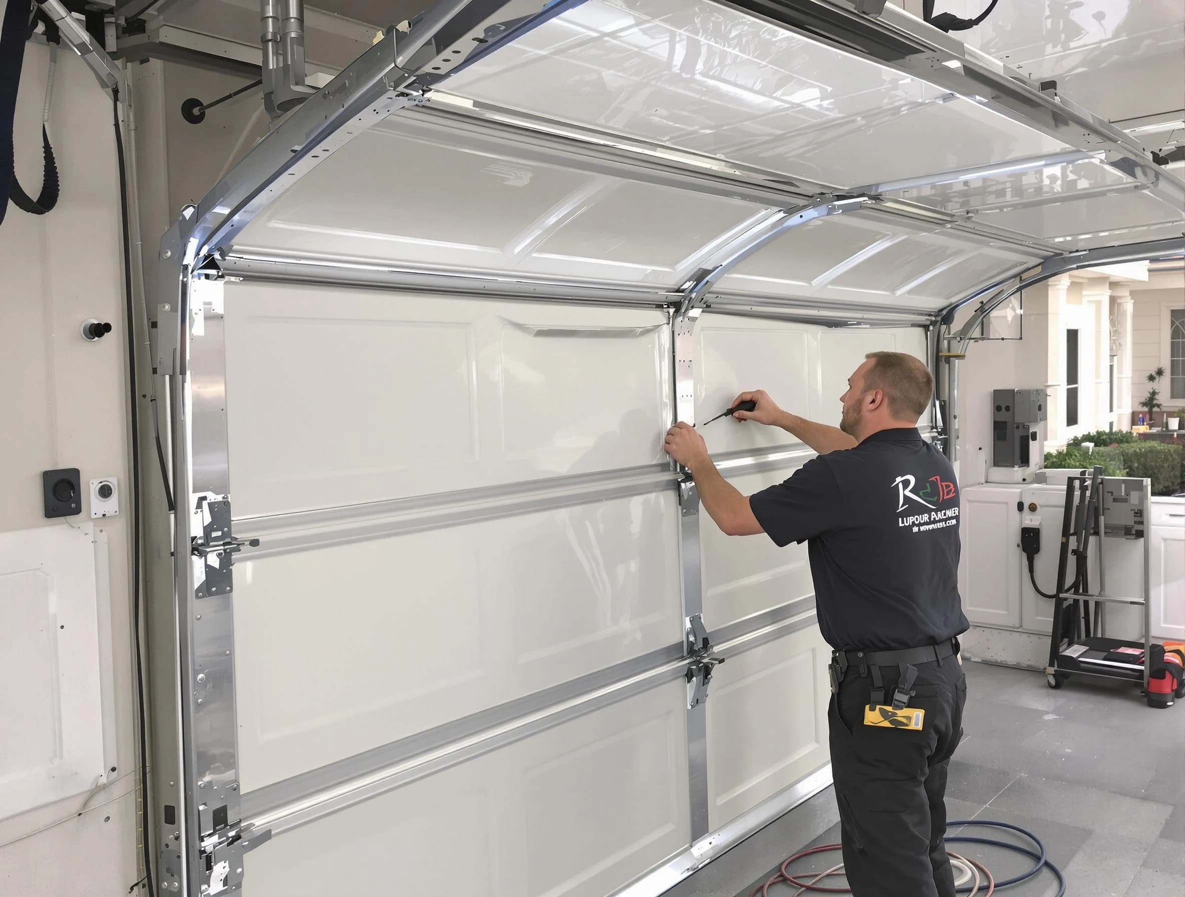 Colonial Heights Garage Door Repair professional performing panel repair in Colonial Heights