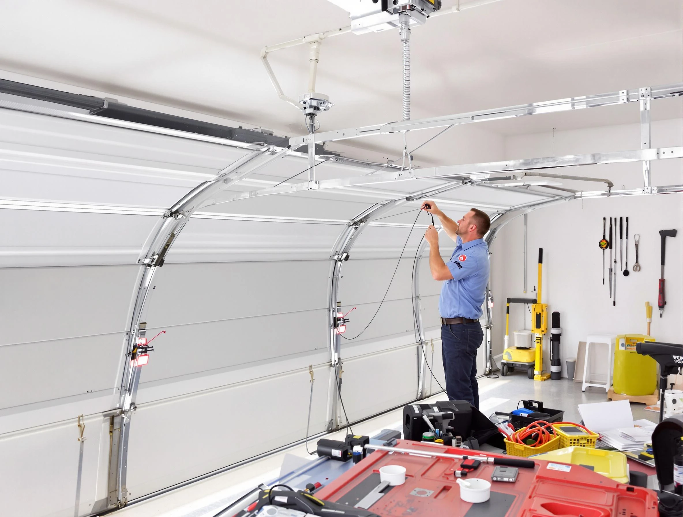 Garage door cable repair service by Colonial Heights Garage Door Repair in Colonial Heights